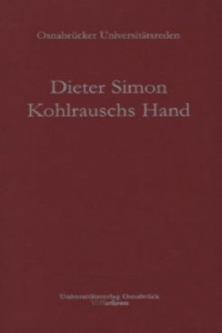 Carte Kohlrauschs Hand Dieter Simon