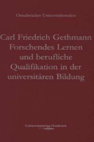 Kniha OsnabrA"cker UniversitAtsreden Carl Fr. Gethmann