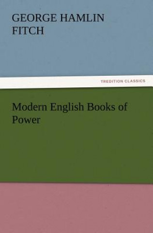 Książka Modern English Books of Power George Hamlin Fitch