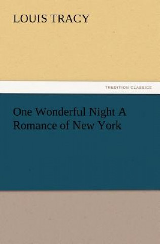 Libro One Wonderful Night a Romance of New York Louis Tracy