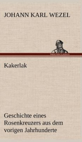 Livre Kakerlak Johann Karl Wezel