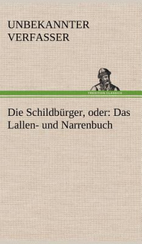 Book Schildburger, Oder nbekannter Verfasser