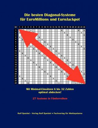 Książka besten Diagonal-Systeme fur EuroMillions und EuroJackpot Rolf Speidel