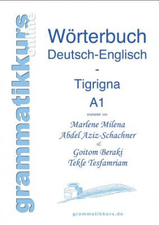 Kniha Wortschatz Deutsch-Englisch-Tigrigna Niveau A1 Goitom Beraki