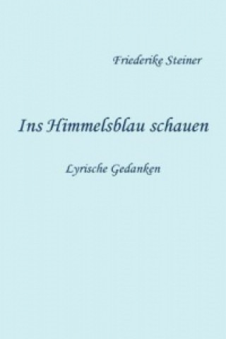 Könyv Ins Himmelsblau schauen Friederike Steiner