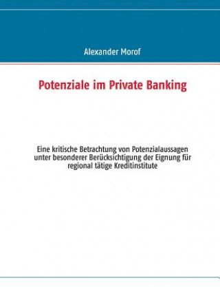 Buch Potenziale im Private Banking Alexander Morof