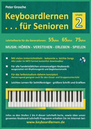 Book Keyboardlernen fur Senioren (Stufe 2) Peter Grosche