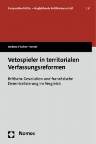 Könyv Vetospieler in territorialen Verfassungsreformen Andrea Fischer-Hotzel