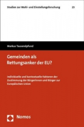 Könyv Gemeinden als Rettungsanker der EU? Markus Tausendpfund