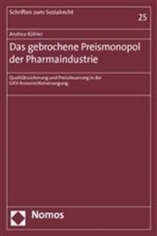 Könyv Das gebrochene Preismonopol der Pharmaindustrie Andrea Köhler