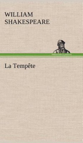 Kniha La Tempete William Shakespeare