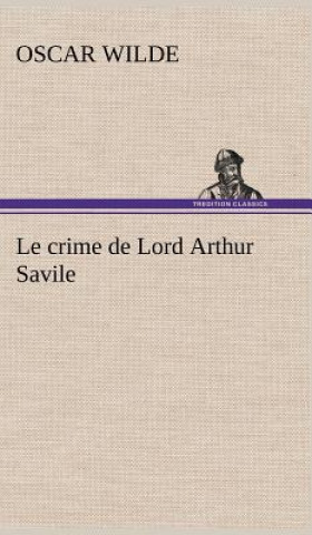 Książka crime de Lord Arthur Savile Oscar Wilde