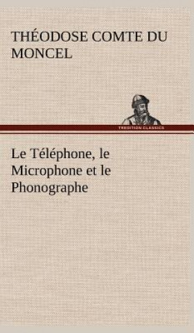 Carte Telephone, le Microphone et le Phonographe Th.