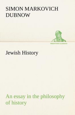 Libro Jewish History Simon Markovich Dubnow