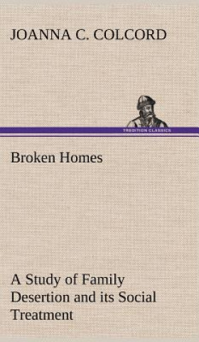 Kniha Broken Homes A Study of Family Desertion and its Social Treatment Joanna C. Colcord