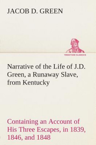 Carte Narrative of the Life of J.D. Green, a Runaway Slave, from Kentucky Containing an Account of His Three Escapes, in 1839, 1846, and 1848 Jacob D. Green