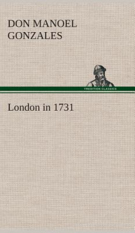 Kniha London in 1731 Don Manoel Gonzales