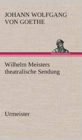 Könyv Wilhelm Meisters theatralische Sendung Johann W. von Goethe