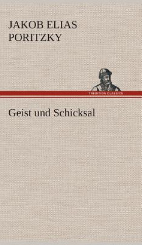 Kniha Geist und Schicksal Jakob E. Poritzky