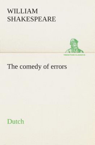 Книга comedy of errors. Dutch William Shakespeare