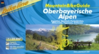 Könyv bikeline MountainBikeGuide Oberbayerische Alpen 