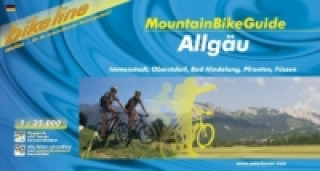 Carte bikeline MountainBikeGuide Allgäu 