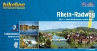 Carte Bikeline Radtourenbuch Rhein-Radweg. Tl.1 Esterbauer Verlag
