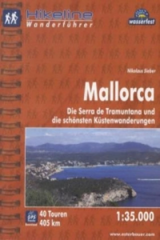 Carte Hikeline Wanderführer Mallorca Nikolaus Sieber