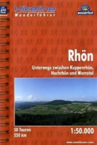 Könyv Hikeline Wanderführer Rhön 