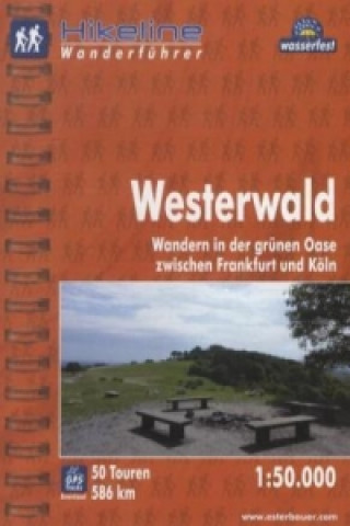 Carte Hikeline Wanderführer Westerwald 