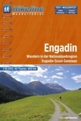 Buch Hikeline Wanderführer Engadin Sabine Malecha