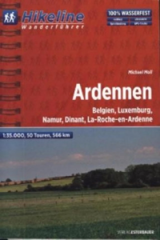 Könyv Hikeline Wanderführer Ardennen Michael Moll