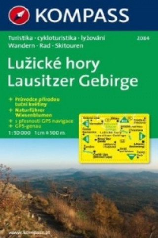 Tiskovina Kompass Karte Lausitzer Gebirge/Luzické hory neuvedený autor