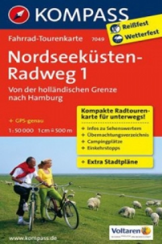 Nyomtatványok Nordseeküstenradweg. Tl.1 