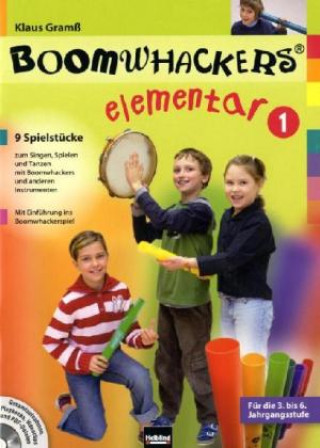Carte Boomwhackers elementar, m. Audio-CD/CD-ROM. Bd.1 Klaus Gramß
