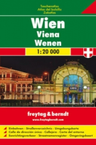 Prasa Vienna Pocket Atlas Paperback 1:20 000 