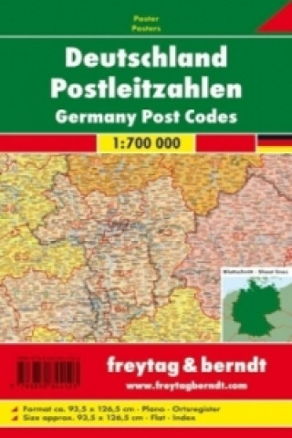 Prasa Deutschland, Postleitzahlen. Germany, Post Codes Freytag-Berndt und Artaria KG