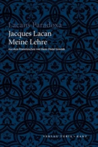 Kniha Meine Lehre Jacques Lacan