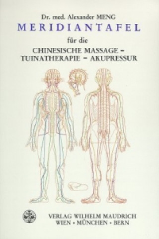 Carte Meridiantafel für die Chinesische Massage, Tuinatherapie, Akupressur Alexander Meng