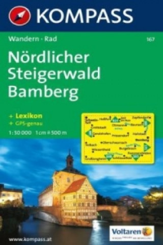Könyv NORDLICHER STEIGERWALD Kompass-Karten Gmbh