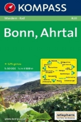Carte BONN-AHRTAL 1:50 000 
