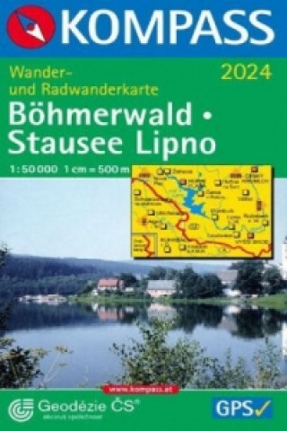 Carte Böhmerwald, Stausee Lipno 