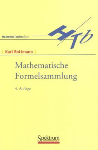 Kniha Mathematische Formelsammlung Karl Rottmann