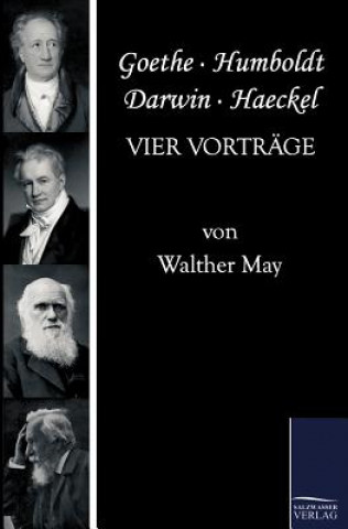 Carte Goethe, Humboldt, Darwin, Haeckel Walther May