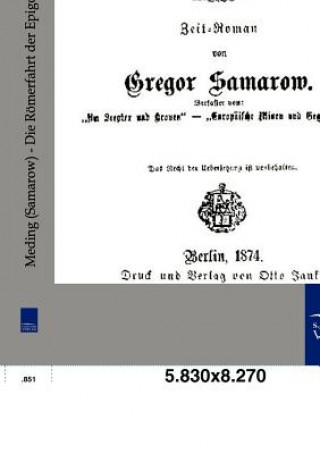 Carte Roemerfahrt der Epigonen Gregor Samarow