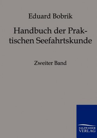 Carte Handbuch der Praktischen Seefahrtskunde Eduard Bobrik