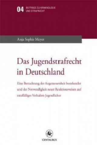 Carte Das Jugendstrafrecht in Deutschland Anja S. Meyer