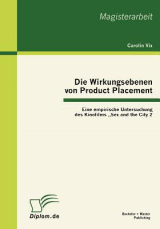 Carte Wirkungsebenen von Product Placement Carolin Vix