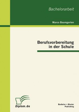 Knjiga Berufsvorbereitung in der Schule Marco Baumgarten