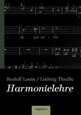 Libro Harmonielehre Ludwig Thuille